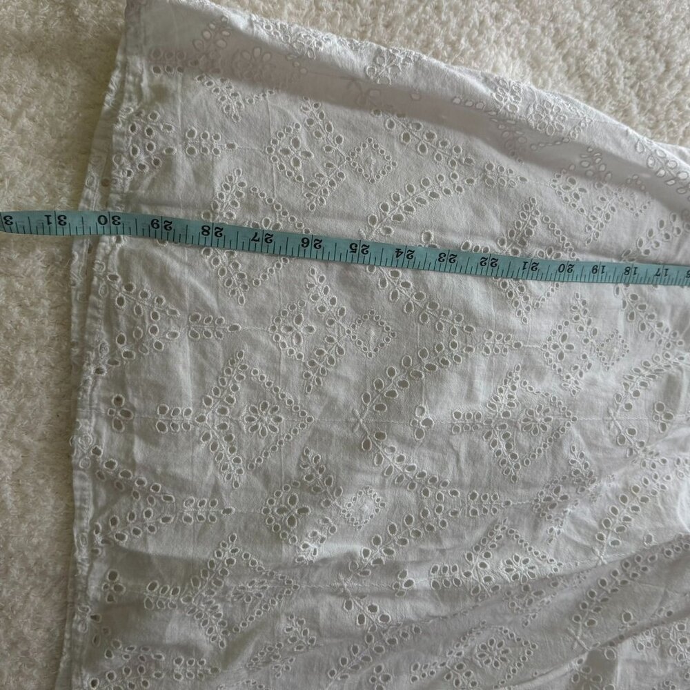Sanctuary Eyelet, White 100% Cotton Dress Size S - Picture 8 of 10